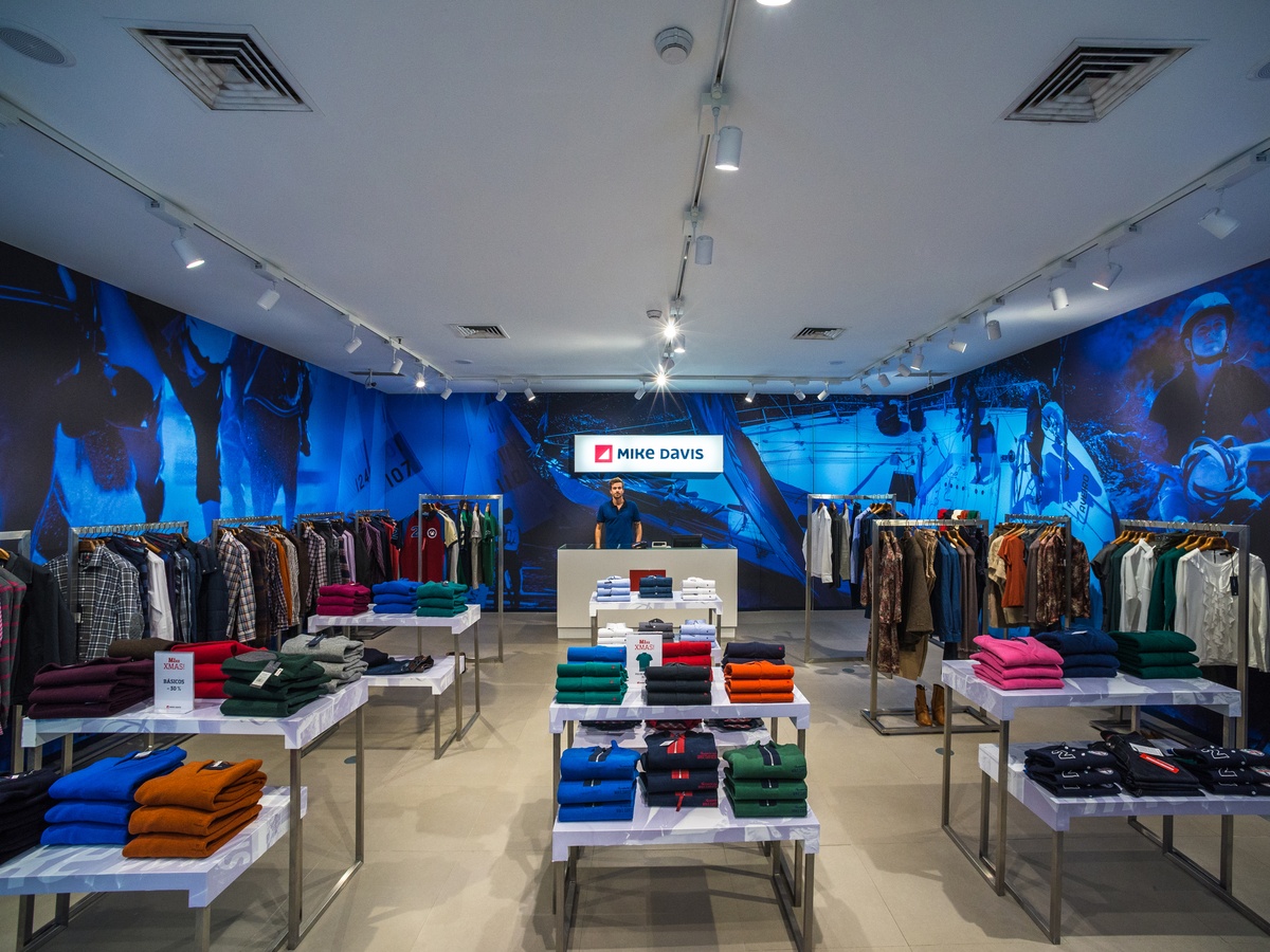 Decoração lojas Mike Davis
