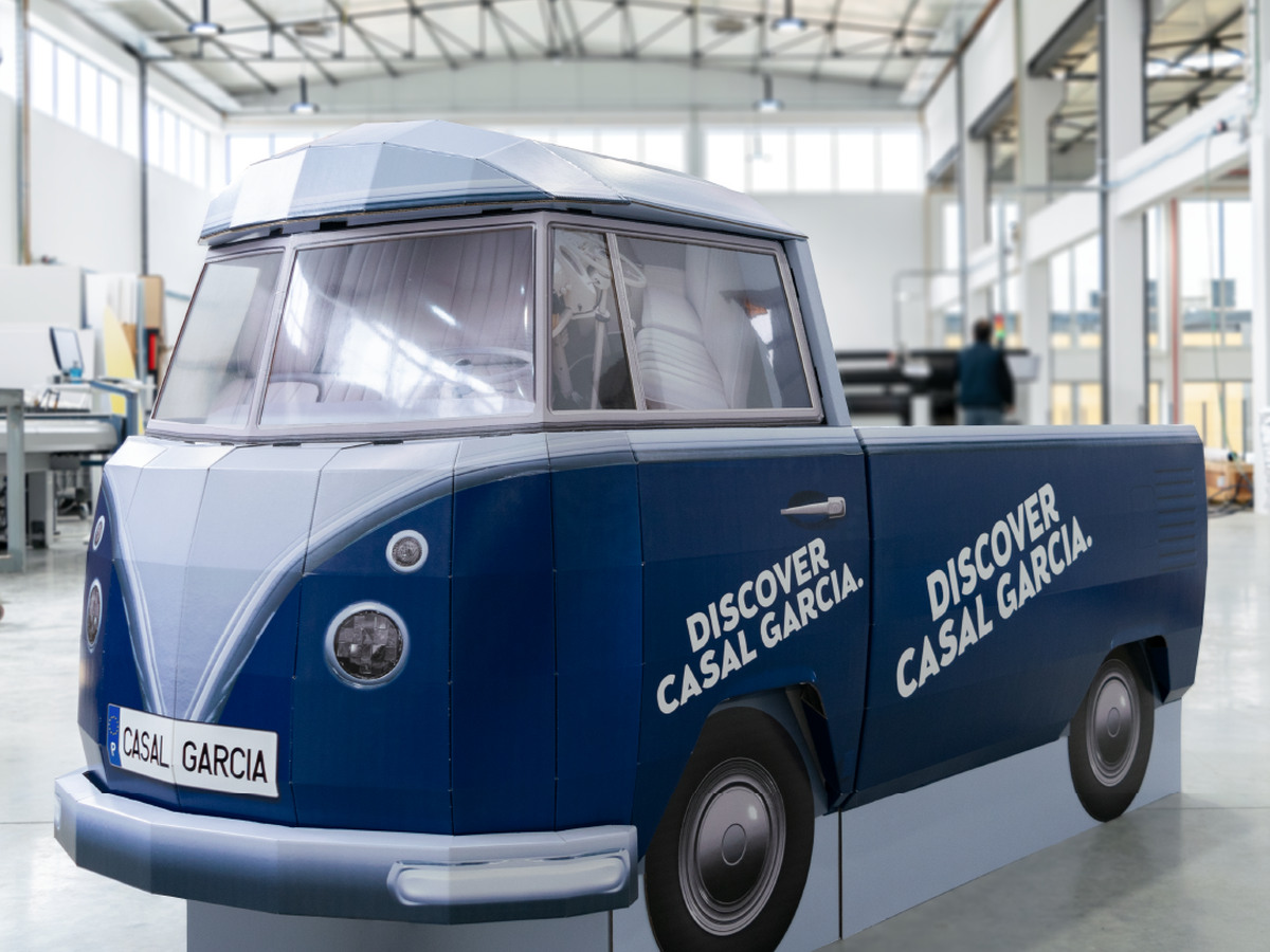 Expositor Van em cartão